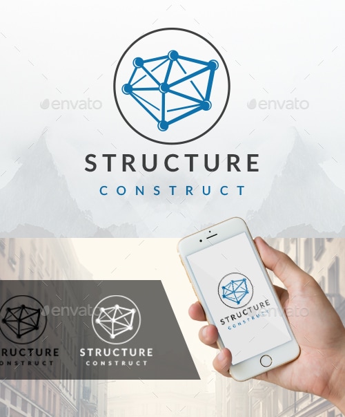 Structure Construction Logo, Logo Templates | GraphicRiver
