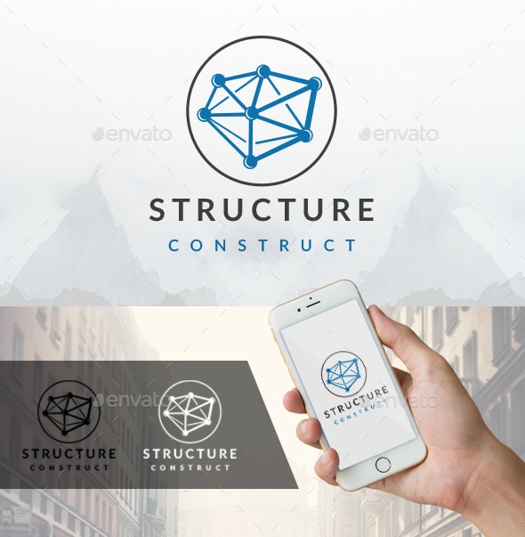 Structure Construction Logo, Logo Templates | GraphicRiver