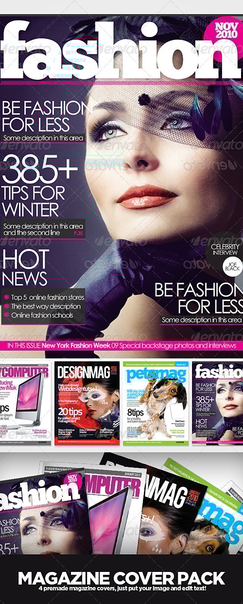 Magazine Cover Templates, Print Templates | GraphicRiver