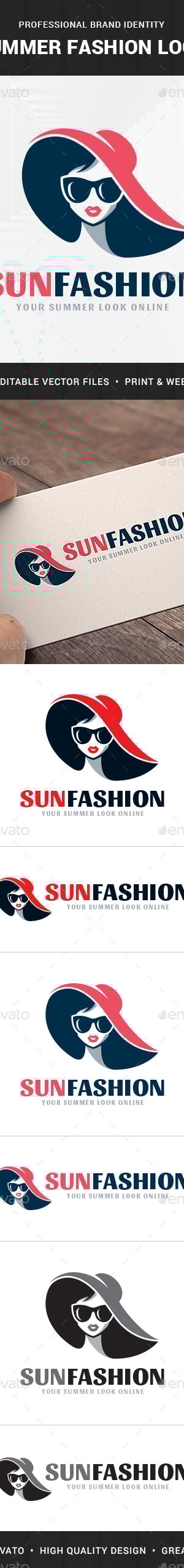 Summer Fashion Logo Template, Logo Templates | GraphicRiver