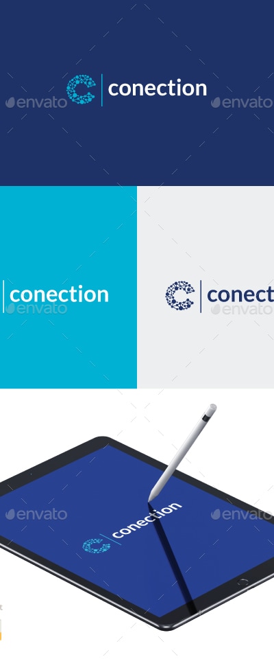 Connection Logo, Logo Templates | GraphicRiver