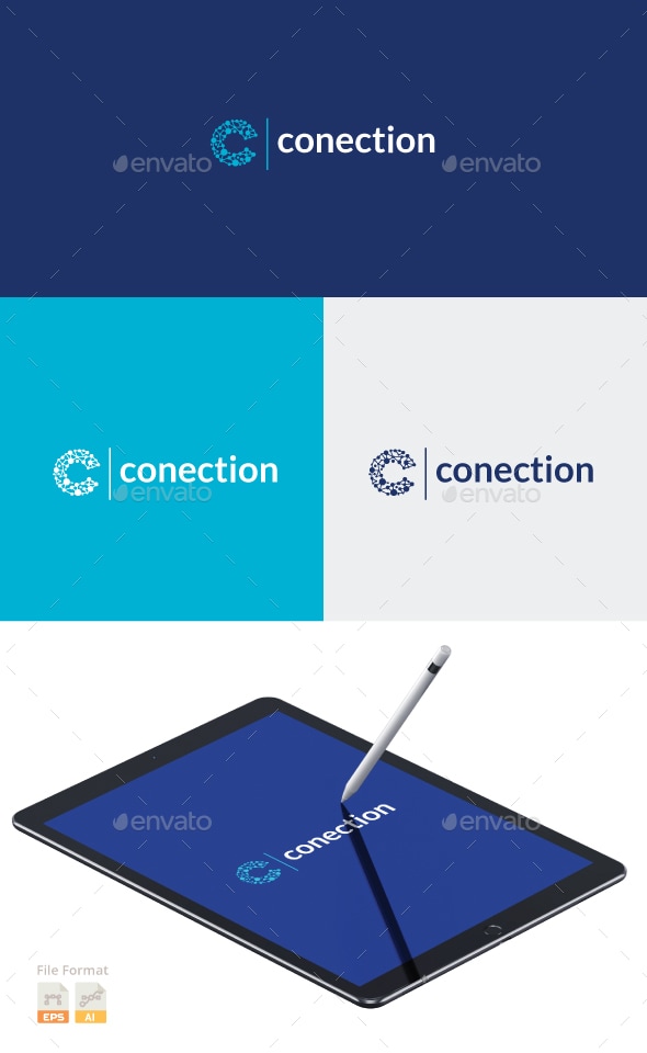 Connection Logo, Logo Templates | GraphicRiver
