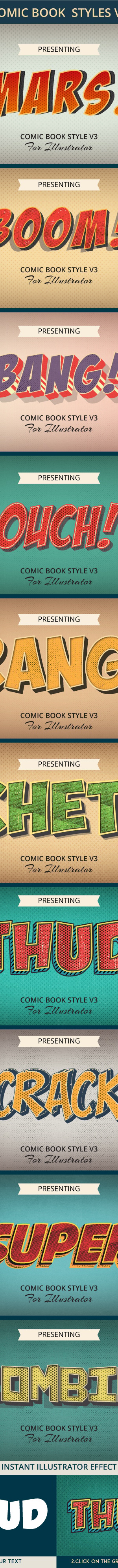Comic Graphic Style for lllustrator, Add-ons | GraphicRiver