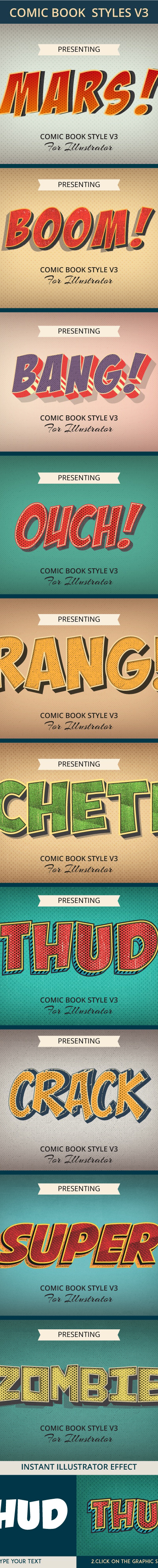 Comic Graphic Style for lllustrator, Add-ons | GraphicRiver
