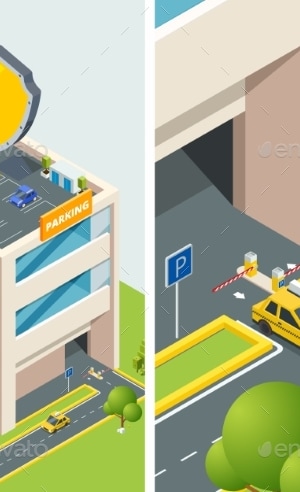Background Isometric Illustration of Multi Level, Vectors | GraphicRiver