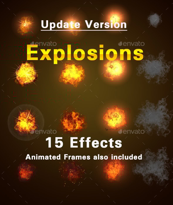 Explosions and Smoke Effects, Game Assets | GraphicRiver