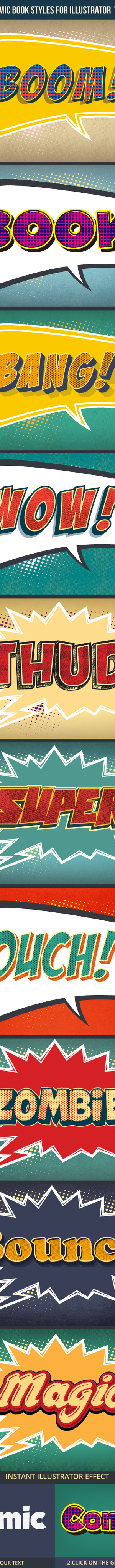 Comic Graphic Style for Illustrators, Add-ons | GraphicRiver