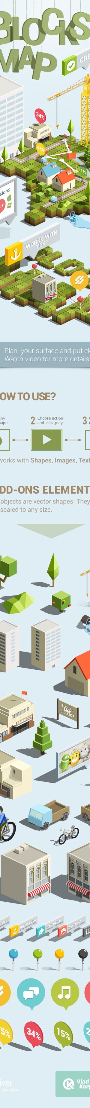 Blocks Map Creator, Add-ons | GraphicRiver