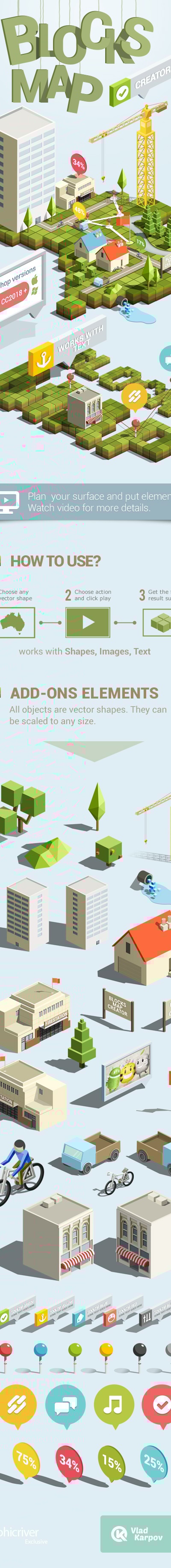 Blocks Map Creator, Add-ons | GraphicRiver