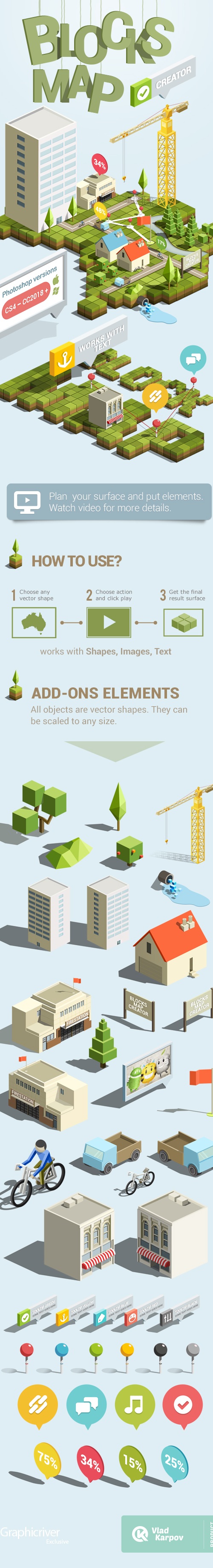 Blocks Map Creator, Add-ons | GraphicRiver