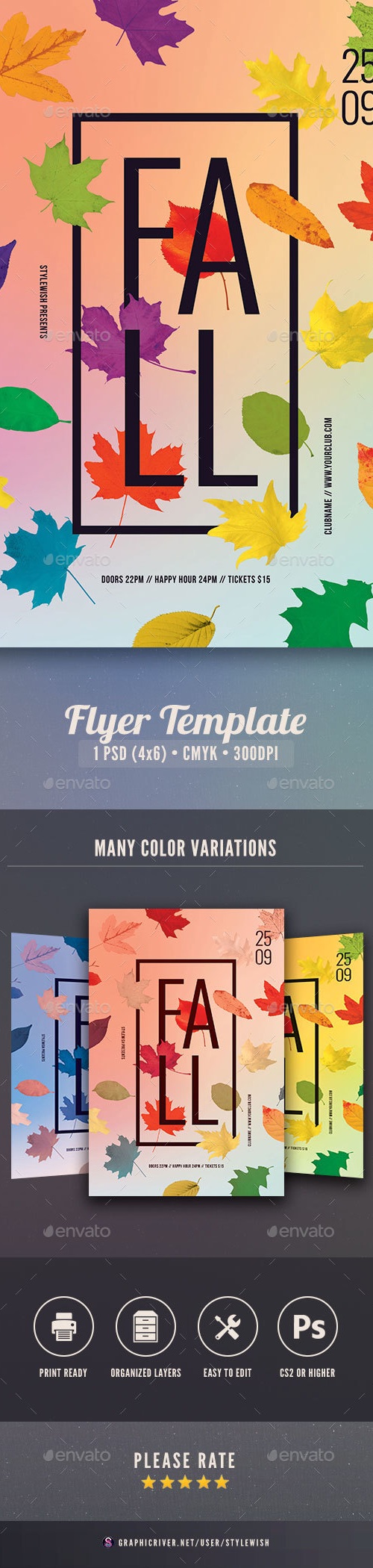 Fall Flyer, Print Templates | GraphicRiver