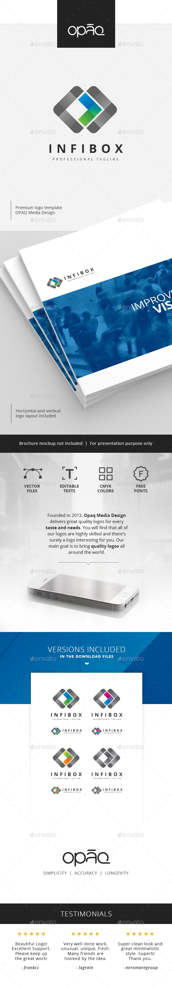 Infinity Box Logo, Logo Templates | GraphicRiver