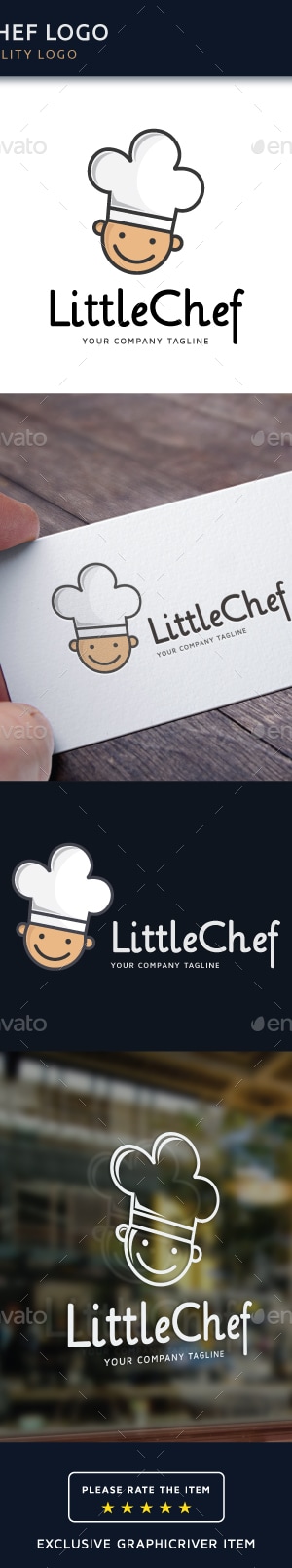 Little Chef Logo Template, Logo Templates | GraphicRiver