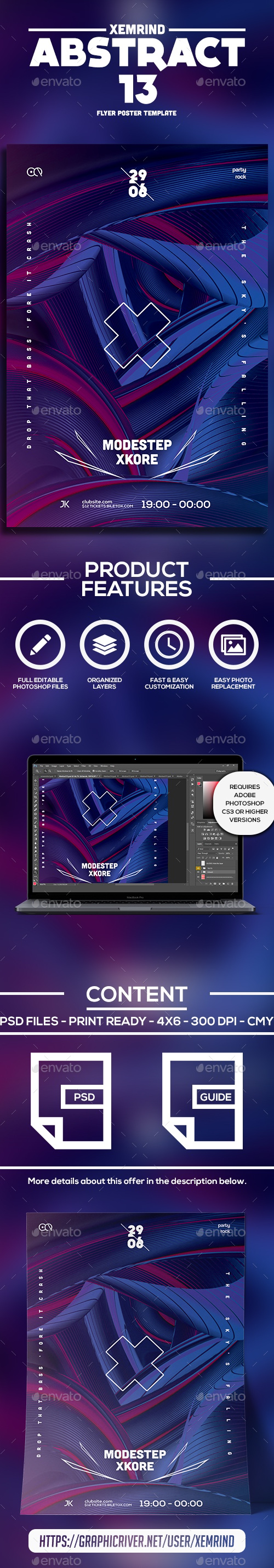 Abstract 13 Flyer Template, Print Templates | GraphicRiver