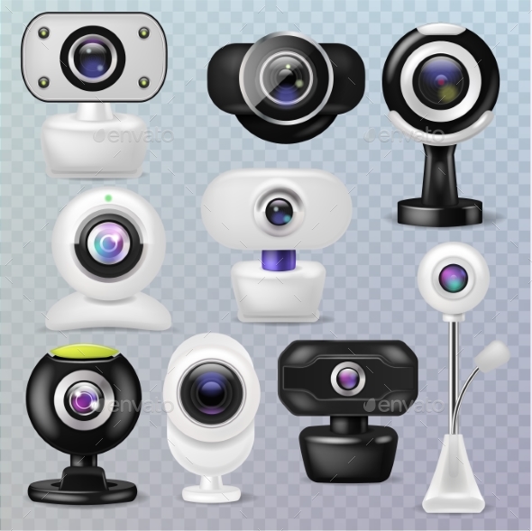 Web Camera Vector Webcam Digital Technology, Vectors | GraphicRiver