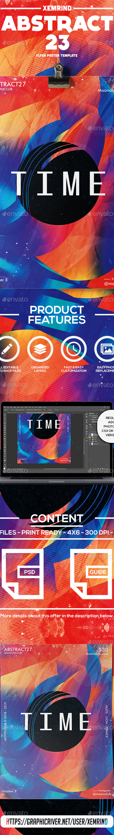 Abstract 23 Flyer/Poster Template, Print Templates | GraphicRiver