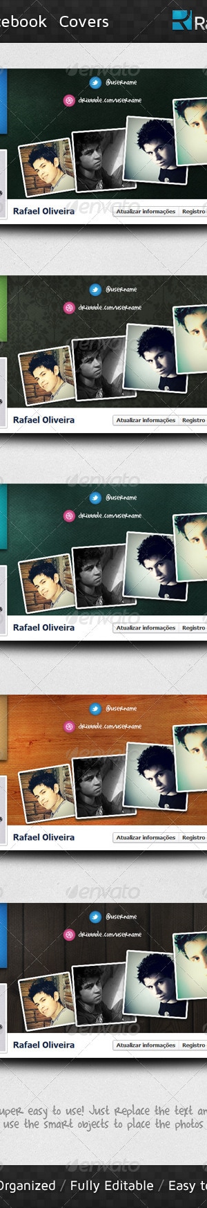 Custom Facebook Covers, Web Elements | GraphicRiver