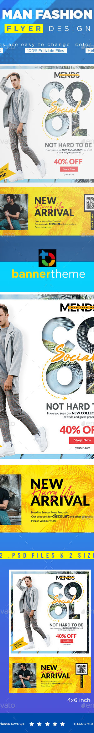 Man Fashion Flyer, Print Templates | GraphicRiver