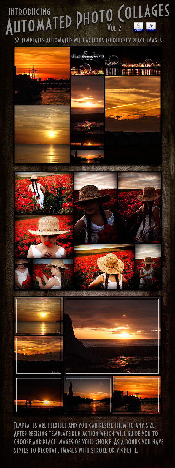 Automated Photo Collages Vol 2, Add-ons | GraphicRiver