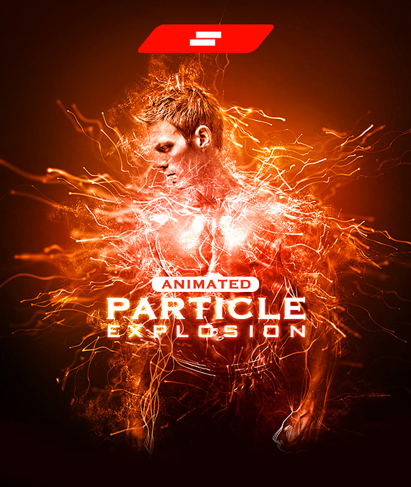 Gif Animated Particle Explosion Photoshop Action, Add-ons | GraphicRiver