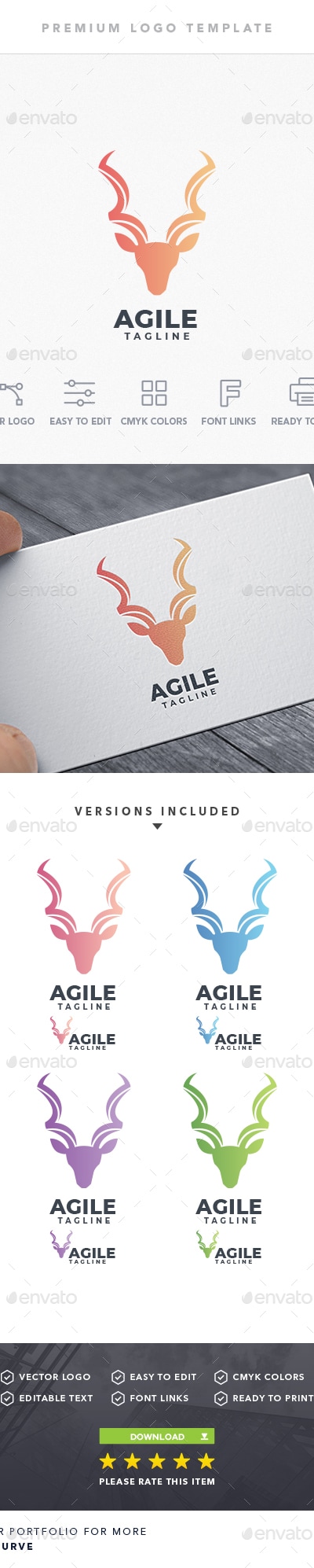 Agile Logo, Logo Templates | GraphicRiver