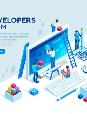 Engineer Team Project Template, Vectors | GraphicRiver