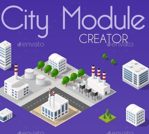City Module Creator, Vectors | GraphicRiver