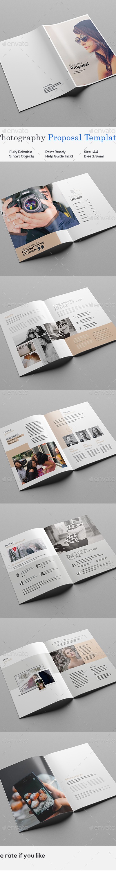 Photography Proposal Template, Print Templates | GraphicRiver