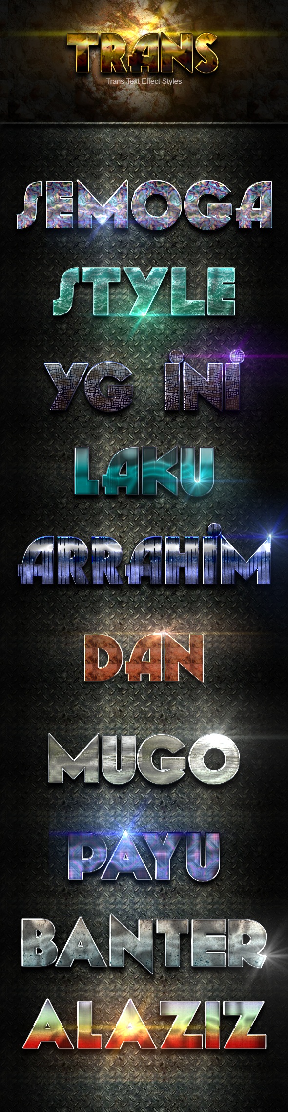 10 Photoshop Trans Text Effect vol 42, Add-ons | GraphicRiver