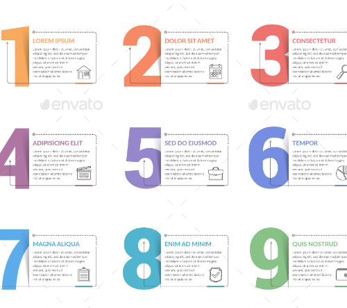 Numbers, Infographics | GraphicRiver