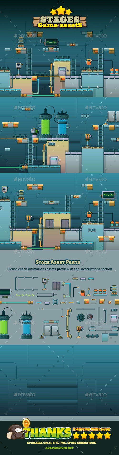 Game Stage 05, Game Assets | GraphicRiver