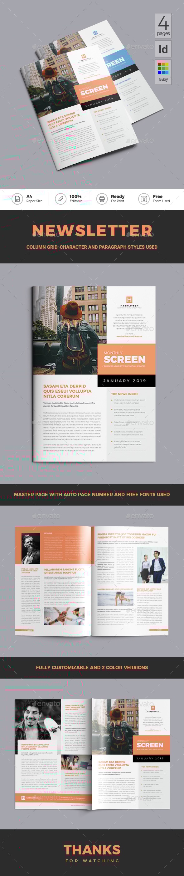 Newsletter, Print Templates | GraphicRiver