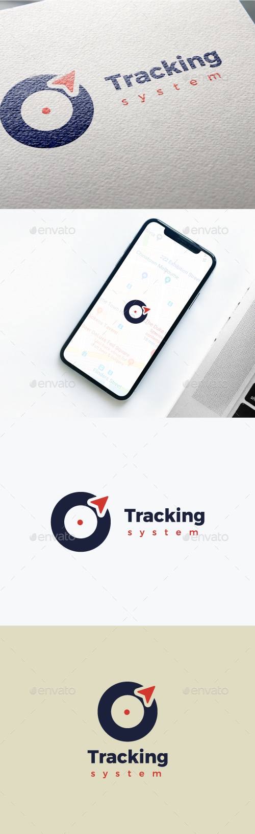 Tracking System Logo, Logo Templates | GraphicRiver