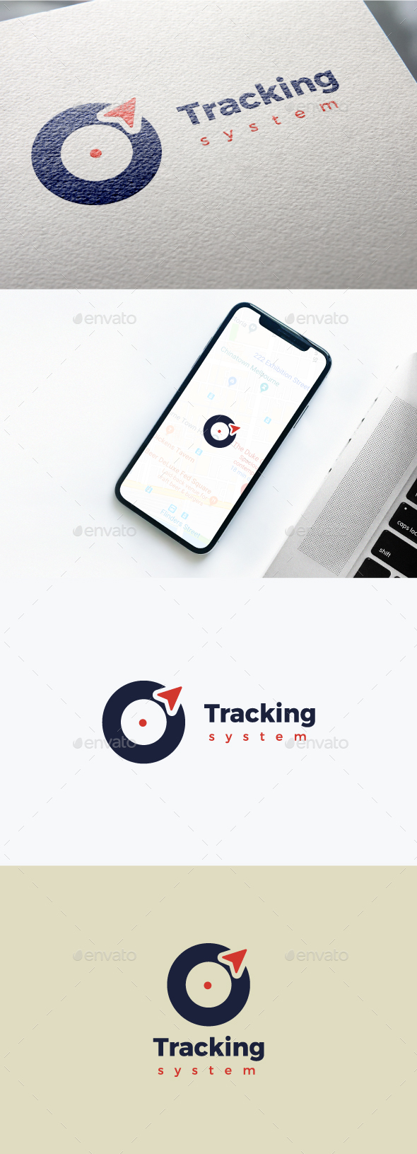 Tracking System Logo, Logo Templates | GraphicRiver