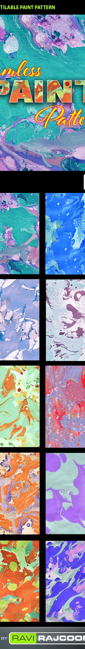 Abstract Paint Photoshop Pattern Vol.2, Add-ons | GraphicRiver