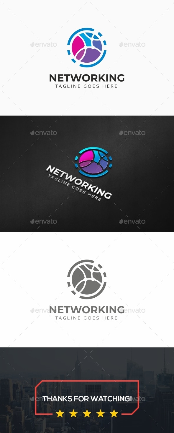 Networking Logo, Logo Templates | GraphicRiver