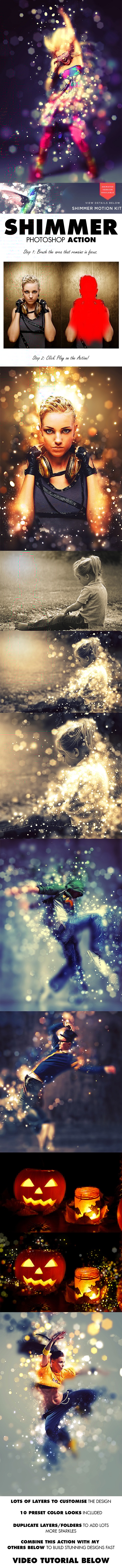 Shimmer Photoshop Action - Photo Effects Actions