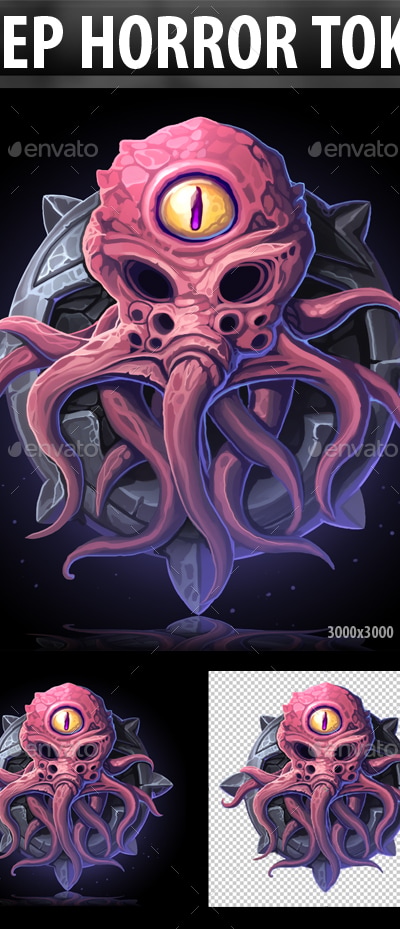 Deep Horror Token, Graphics | GraphicRiver