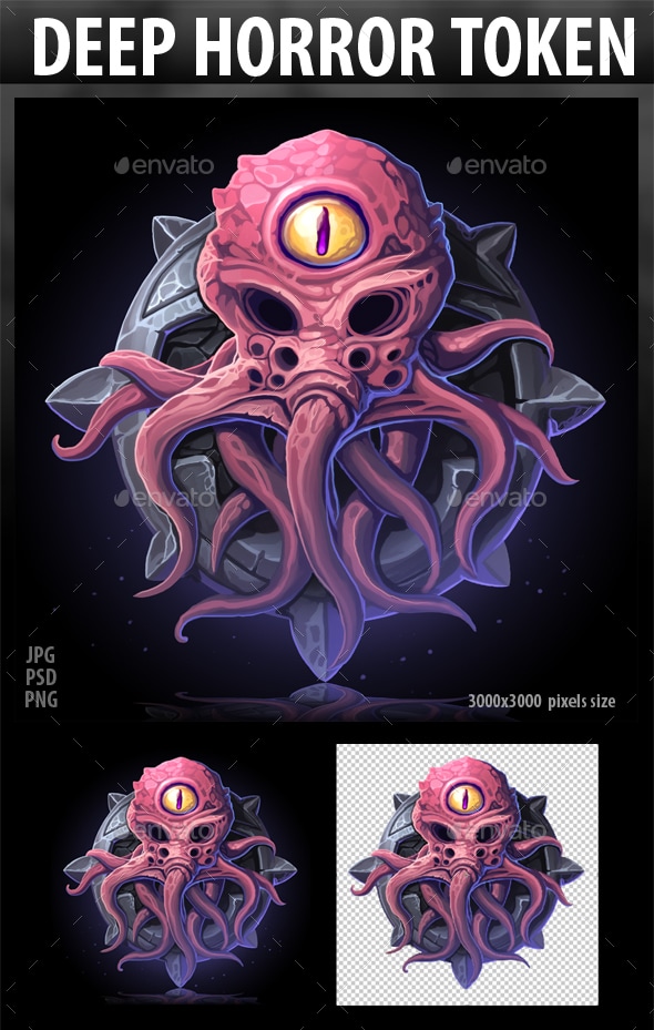 Deep Horror Token, Graphics | GraphicRiver