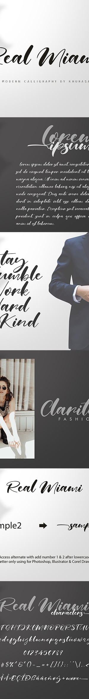 Real Miami Script, Fonts | GraphicRiver