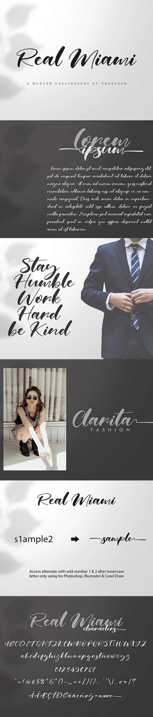 Real Miami Script, Fonts | GraphicRiver