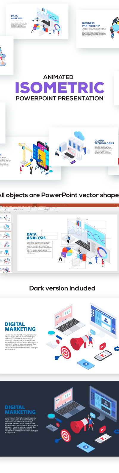 Isometric Powerpoint Presentations, Presentation Templates | GraphicRiver