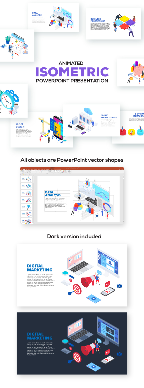 Isometric Powerpoint Presentations, Presentation Templates | GraphicRiver