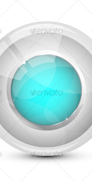 Glass button, Vectors | GraphicRiver