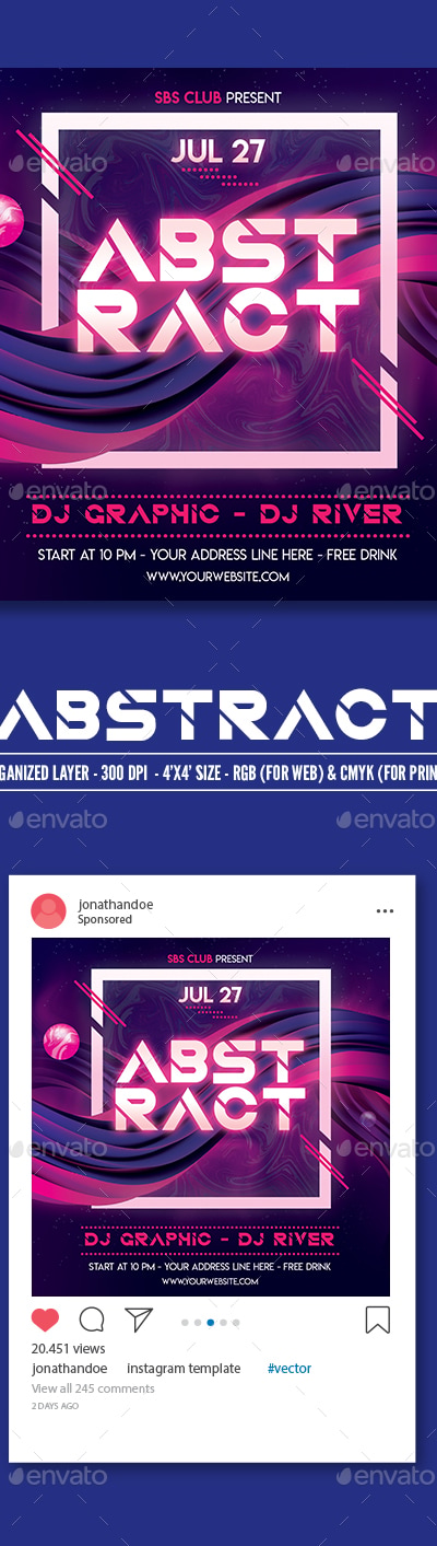 Abstract Flyer Template, Print Templates | GraphicRiver