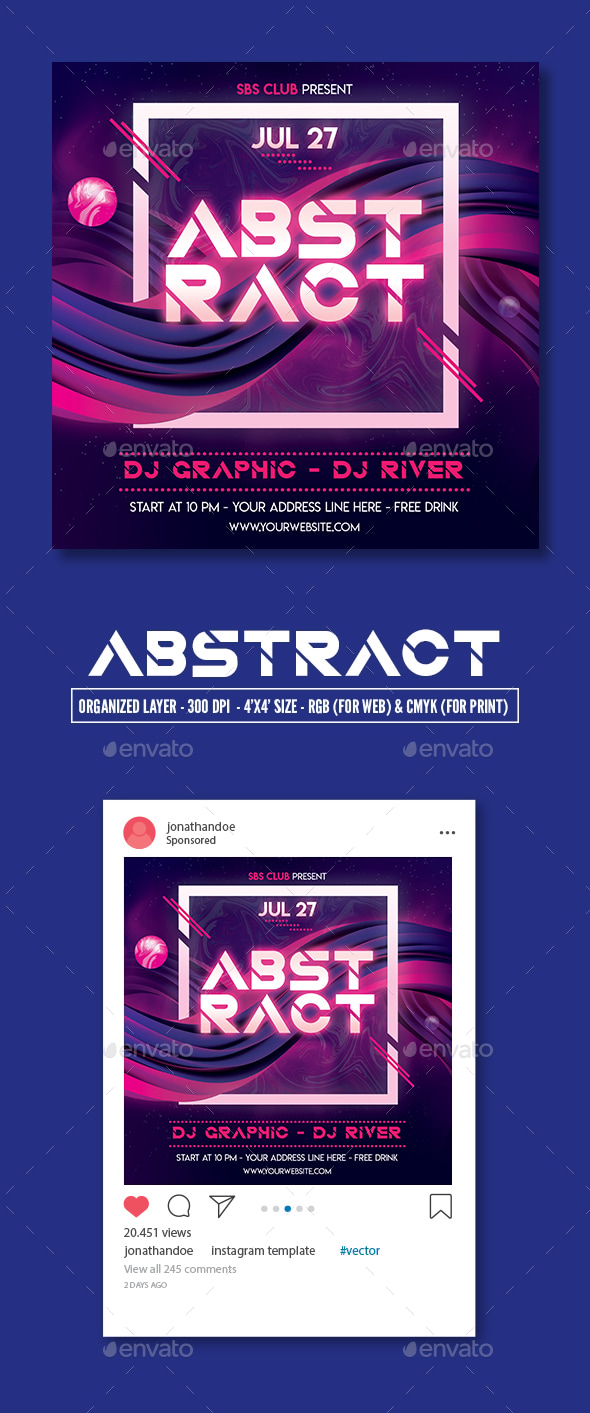 Abstract Flyer Template, Print Templates | GraphicRiver