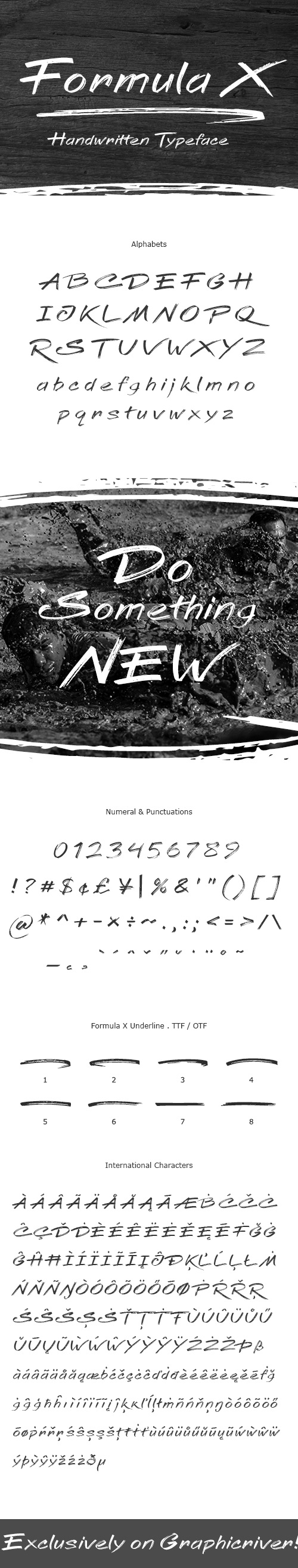 Formula X Font, Fonts | GraphicRiver