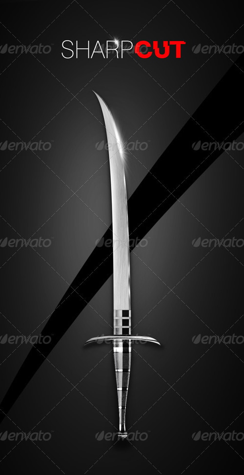 Layered Steel Sword, Graphics | GraphicRiver