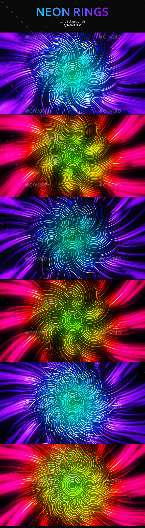 Neon Rings, Graphics | GraphicRiver