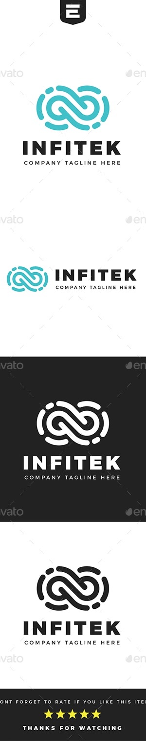 Infinity Tech Logo, Logo Templates | GraphicRiver